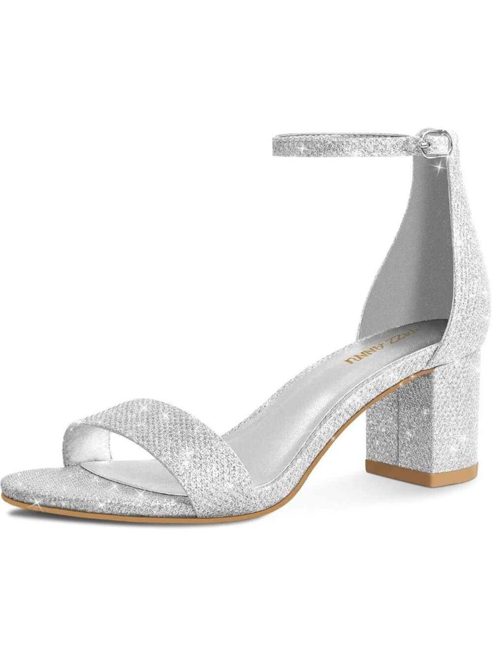 Comfortable Open Toe Chunky Heels Sandals with Ankle Strap - 2" Thick Heel Pumps